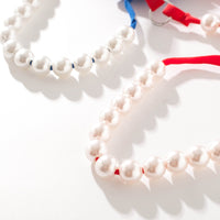 European And American Sexy Pearl Massage T-string Rose Thong