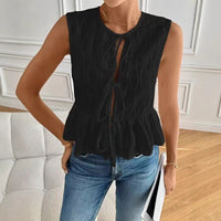 Casual Crew-Neck Fashion Top Women's