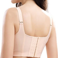 Gathered Breast Holding Seamless Cup Vest Type Without Steel Ring