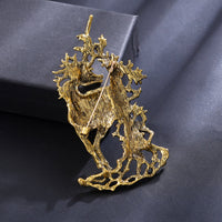 Creative Retro Exaggerated Brooch Jacket Accessory