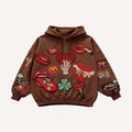 Fashion Casual Printed Polyester Sweater