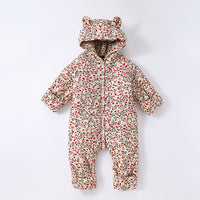 Thickened Warm Children's Romper In Winter