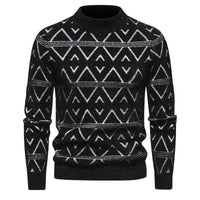 Men's Round Neck Pullover Thick Sweater