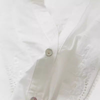 New Temperament V-neck Long Sleeve Satin Tie-dyed Pleated Irregular Shirt Women