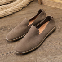 Handmade Men's Shoes Super Soft Breathable Lightweight First Layer Cowhide