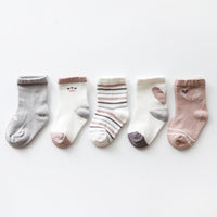 Cartoon Mid-calf Children's Socks Combed Cotton