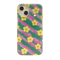 Oil Painting Flower Phone Case Sweet And Cool Girl