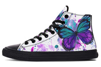 Printed Couple High-top Canvas Shoes