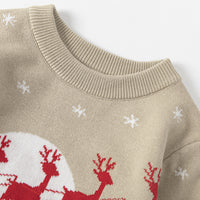 Viscose, Cotton Christmas Sweaters For Children