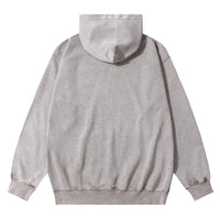 Distressed Tie-dyed Letter Printed Men's Loose Street Pullover Long Sleeve Sports Hoodie