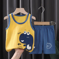 Children's Vest Suit Summer Pure Cotton
