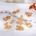 18K Gold Plated Strong Color Retention Spring Fastener