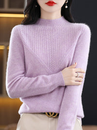 Fall And Winter Outer Wear Lazy And Versatile Knitted Bottoming Sweater