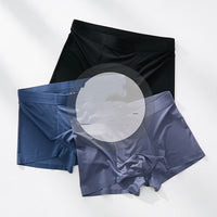 Men's Ice Silk Seamless Boxer Pants