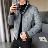 Thick Warm Stand Collar Cotton-padded Coat
