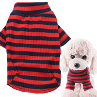 Pet's Two Feet Striped Stretch Clothes