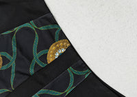 Color Matching Printing Cap Diving Surfing Sunscreen Swimsuit Set