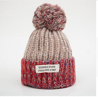 Ladies Woolen Pleated Winter Knitted Hat