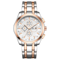 New Luminous Hands Alloy Mens Quartz Watch