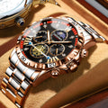 Business Luminous Waterproof Flywheel Quartz Watch