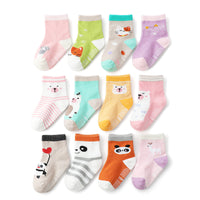 Printed 5-7 Years Old Cartoon Children's Socks Non-slip
