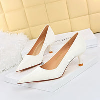 Fashion Simple Stiletto High Heel Shallow Mouth Pointed Toe All-match Women's Shoes