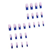 Black Edge French Long Ballet Finished Wear Manicure