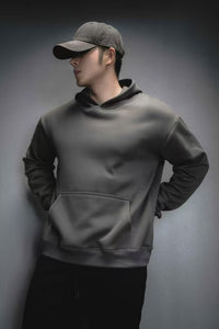 American-style Heavy Polar Fleece Casual Exercise Training Running Hooded Sweater