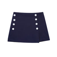 Womens Stylish Casual Versatile High-waisted Skirt Pants