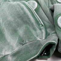 Heavy-water-washed Fade-resistant High-density Hoodie With A Loose Round Fit