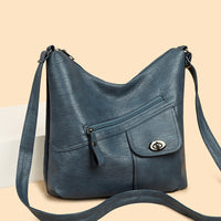 Retro Soft Leather Large Capacity Shoulder Bag