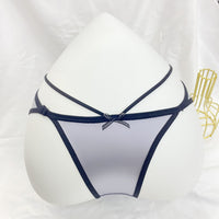 Lightweight And Breathable Ice Silk Satin Briefs Hip Fashion Polka Dot Thin Belt