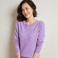 Spring And Autumn New Women's Knitwear Pullover Round Neck Bottoming Shirt