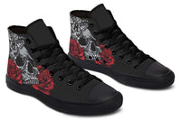 Printed Couple High Top Canvas Shoes