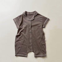 Baby Summer Open-chest Crawl Suit