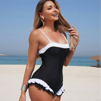 New Solid-color One-piece Swimsuit For Women