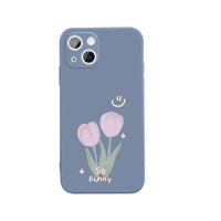 Tulip Silicone Phone Case Anti Drop