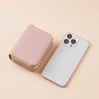 Clutch Wallet With Dual Zippers And Multiple Card Slots