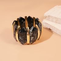 Irregular Acrylic Diamond-Shaped Stretch Bracelet From Europe And The US