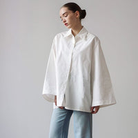 Comfortable Casual Style With A Turn-down Collar Loose Fit And Long Sleeves