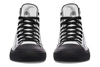 Printed Couple High-top Canvas Shoes