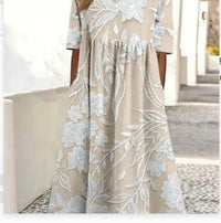 Casual Printed Temperament Long Skirt Girl