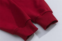 Silver Fox Velvet Heavy Velvet Padded Hooded Sweatshirt Men