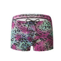 Men's Printed Swimming Trunks Tether Low Waist Boxer