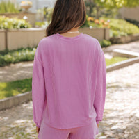 Trendy Printed Womens Long-Sleeve Hoodie And Shorts Two-Piece Set