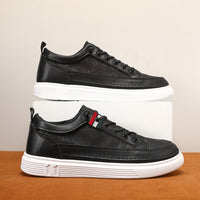 Casual Men's Sneakers High-end Versatile Canvas Sneakers Bandage Dress