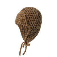Casual And Sweet Cute Earflaps Warm Knitted Hat