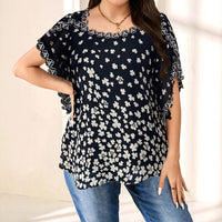Lace Stitching Elegant Ladies' Shirt