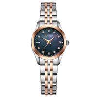 Rhinestone Ultra-thin Womens Shell-face Watch