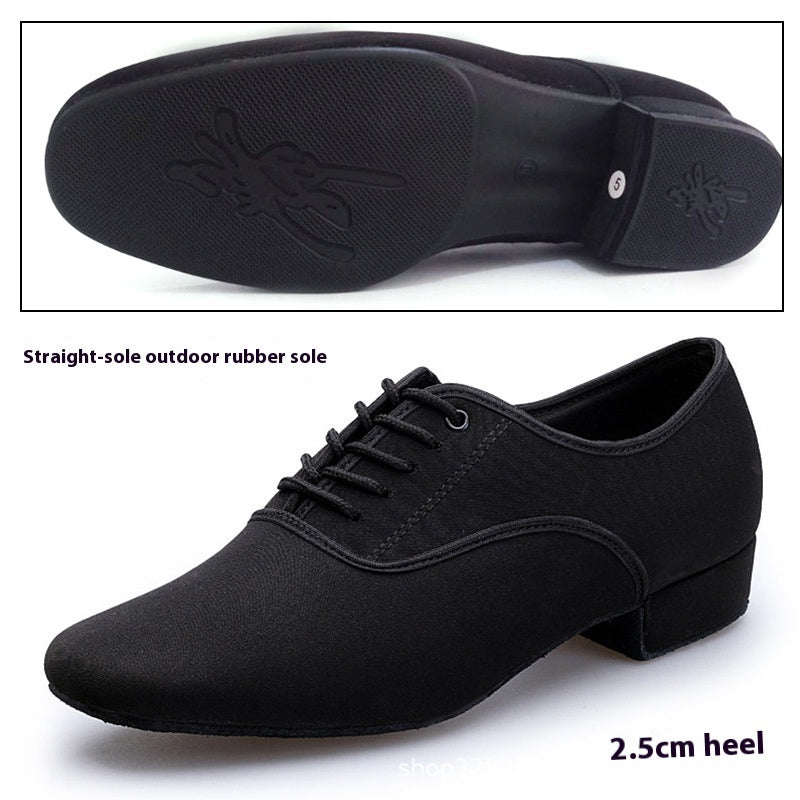 Outdoor Rubber Sole Indoor Calfskin Sole Oxford Cloth Shoes